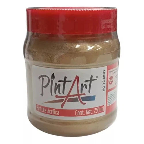Pintura Acrílica Pintart Metálica 250 Ml Colores A Elegir
