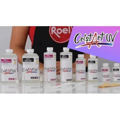 Resina Epóxica Cristart Uv Barniz Película De Cristal 240 Ml