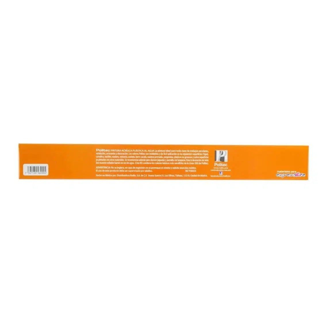 Kit Pintura Acrílica Politec Línea 300 Estuche 78 Frascos