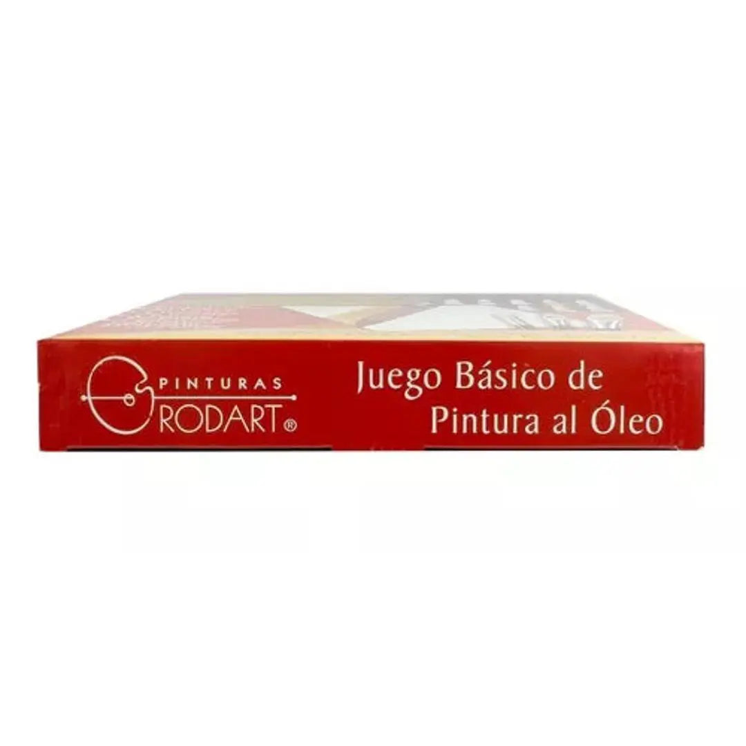 Juego Básico De Pintura Óleo Rodart Pincel 12 Colores 12 Ml