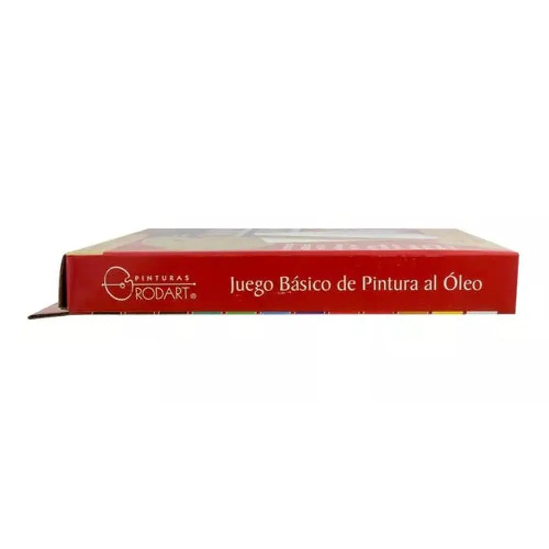 Juego Básico De Pintura Óleo Rodart Pincel 12 Colores 12 Ml
