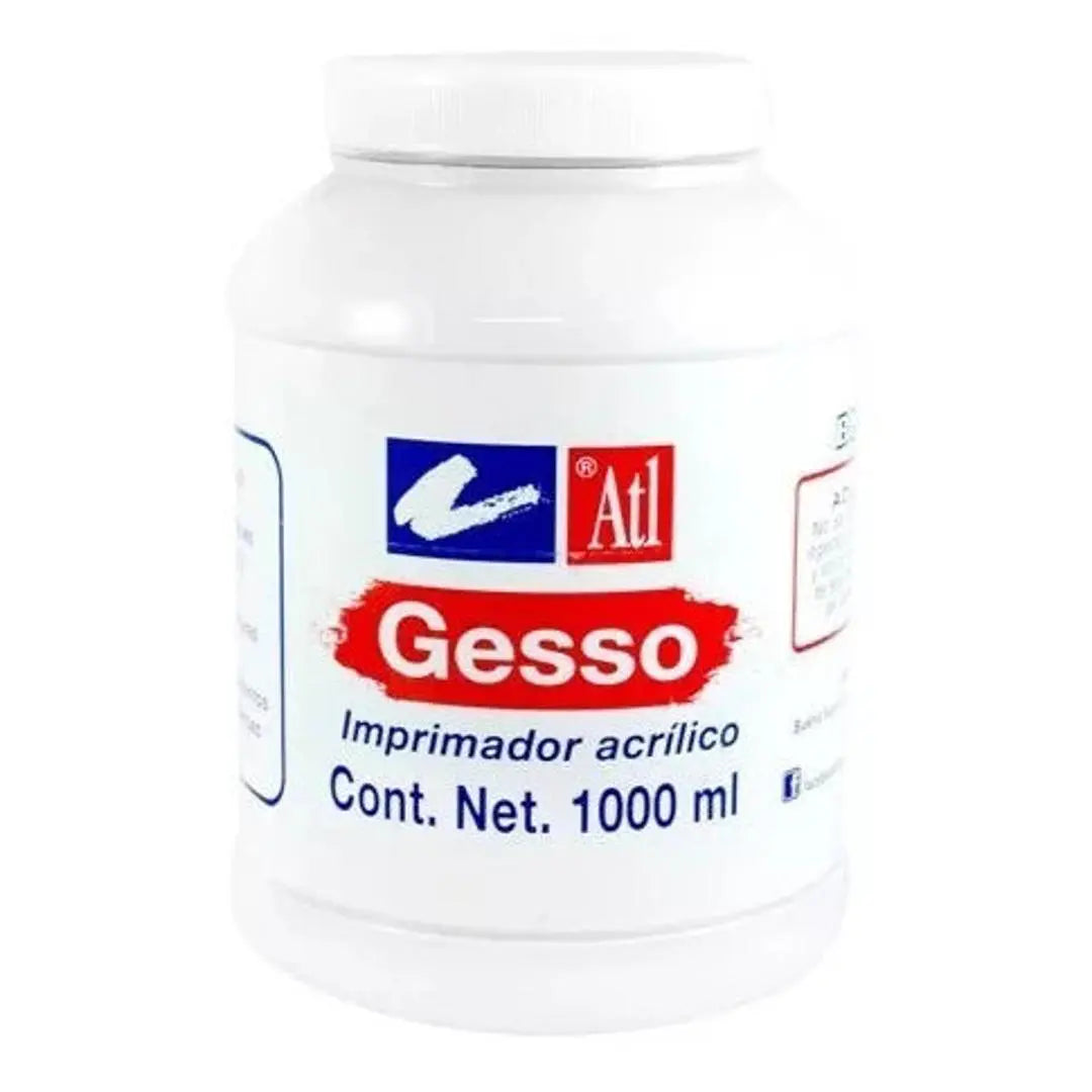 Gesso Imprimador Acrílico Blanco Rodin Óleo Arte 1000 Ml