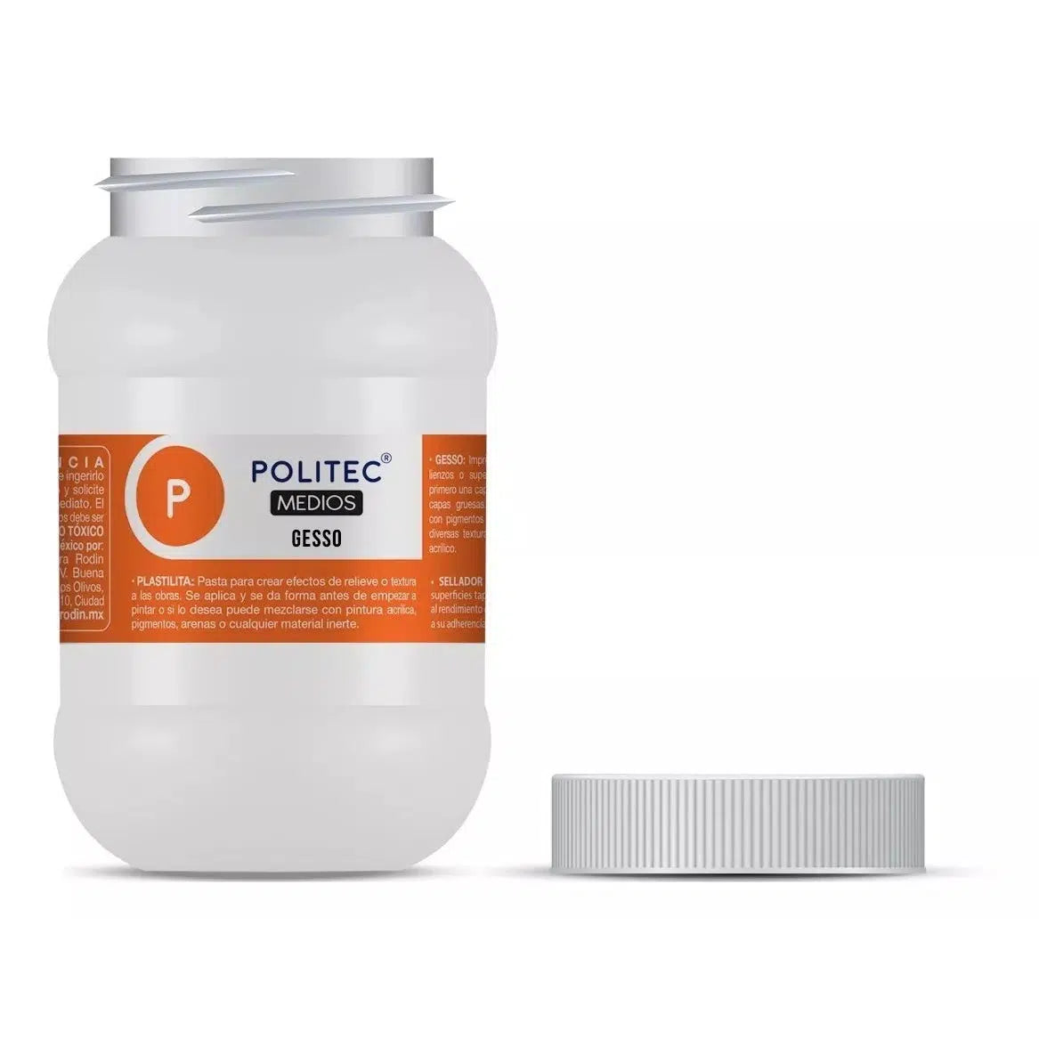Gesso Imprimador Acrílico Blanco Rodin Óleo Arte 500 Ml
