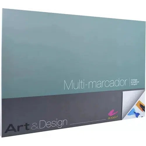 Block Multi Marcador Rodin 21.5 X 28 Cms 170 Gramos 15 Hojas