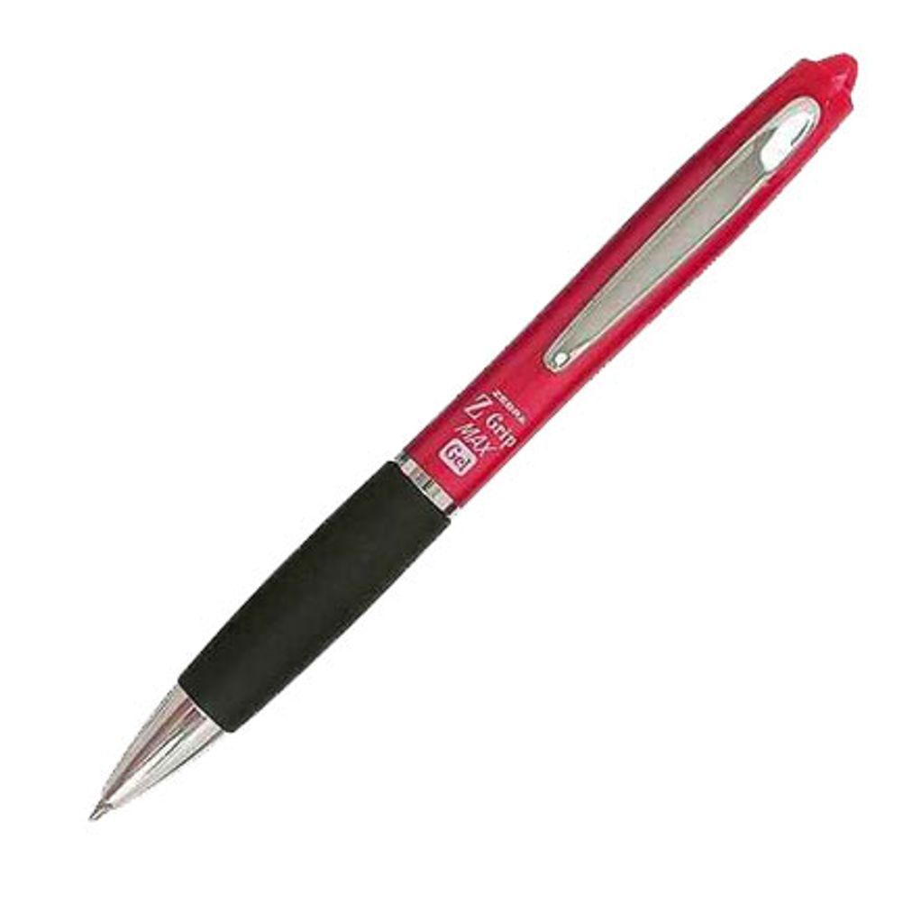 Boligrafo Zebra Z-GRIP Max Ounta  0.7mm Tinta Gel Rojo 12 Pieza(s)