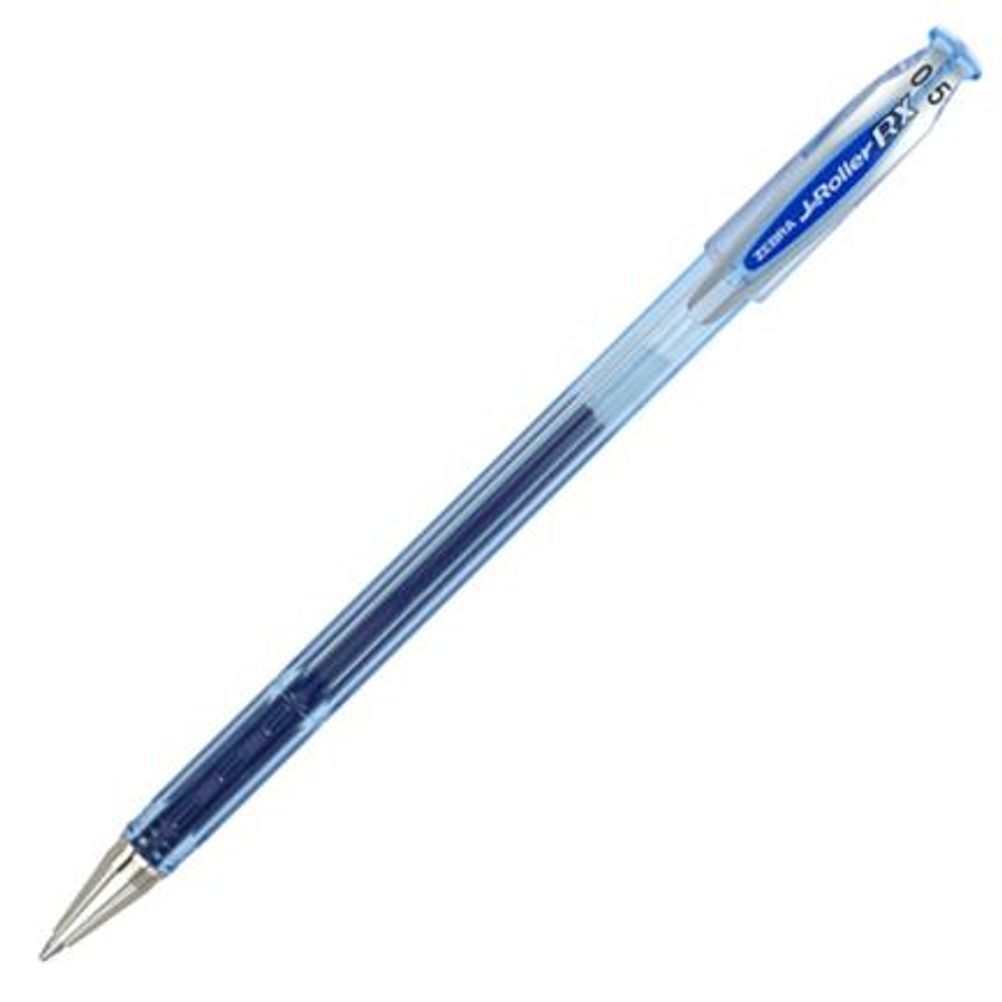 Bolígrafo Zebra J Roller RX 8601 Punto Fino 0.5mm Tinta de Gel Color Azul 12 Pieza(s)