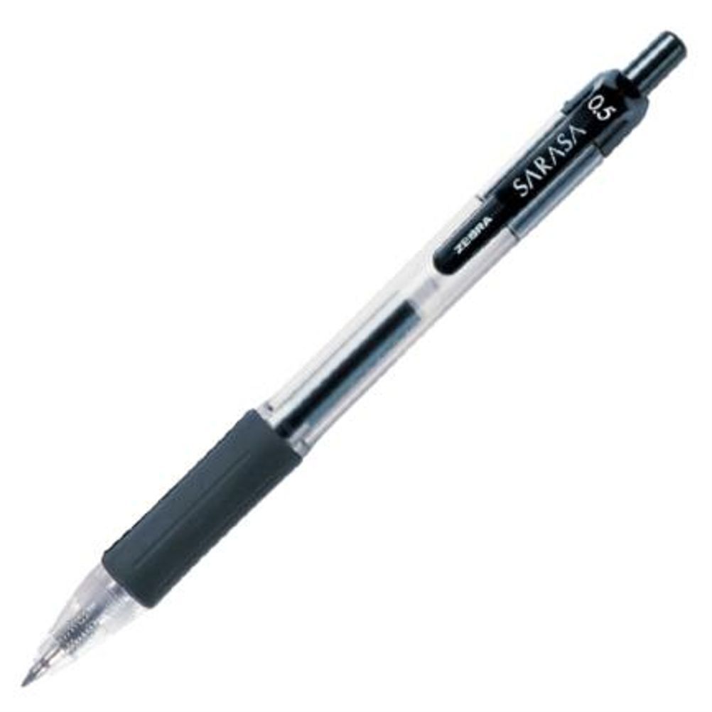 Bolígrafo Retractil Zebra Sarasa 8850 Punto Fino 0.5mm Tinta de Gel Color Negro 12 Pieza(s)