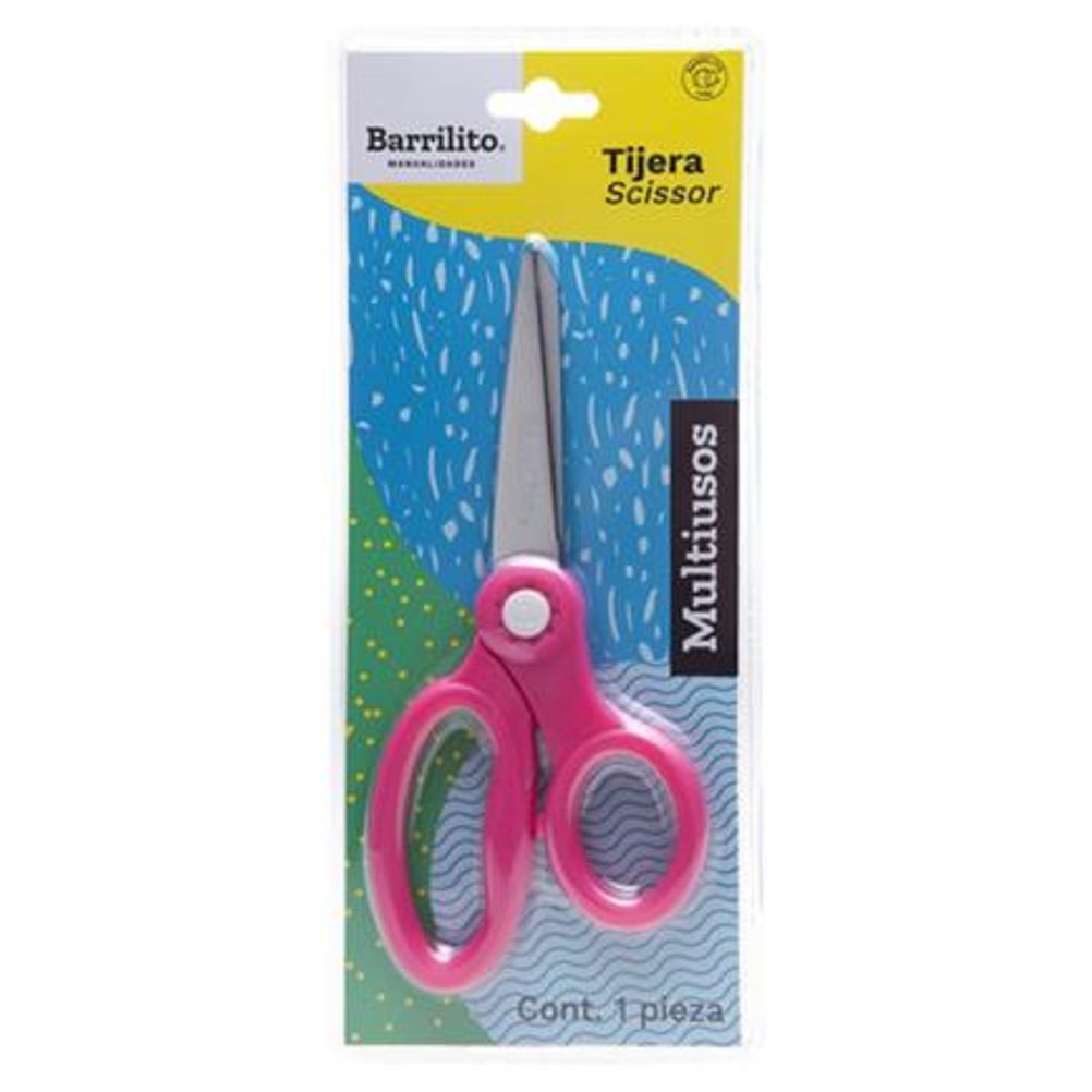 Tijera 6" Grande Punta Roma -Rosa
