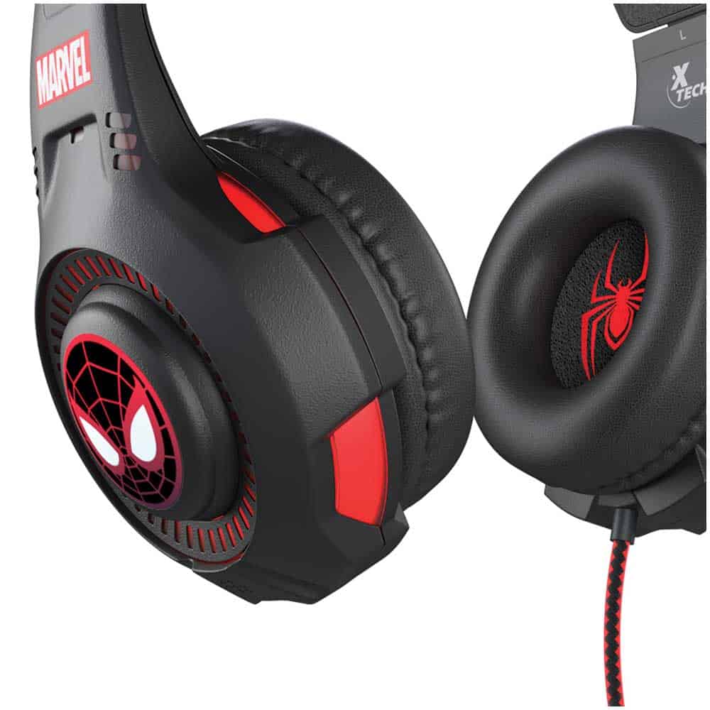 Audífonos con Micrófono Spider-Man XTH-M541SM, Alámbrico, 2 Metros, 3.5mm, Negro Xtech