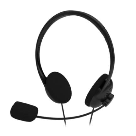Audífonos con Micrófono XTH-230, Alámbrico, 1.5 Metros, 3.5mm, Negro Xtech