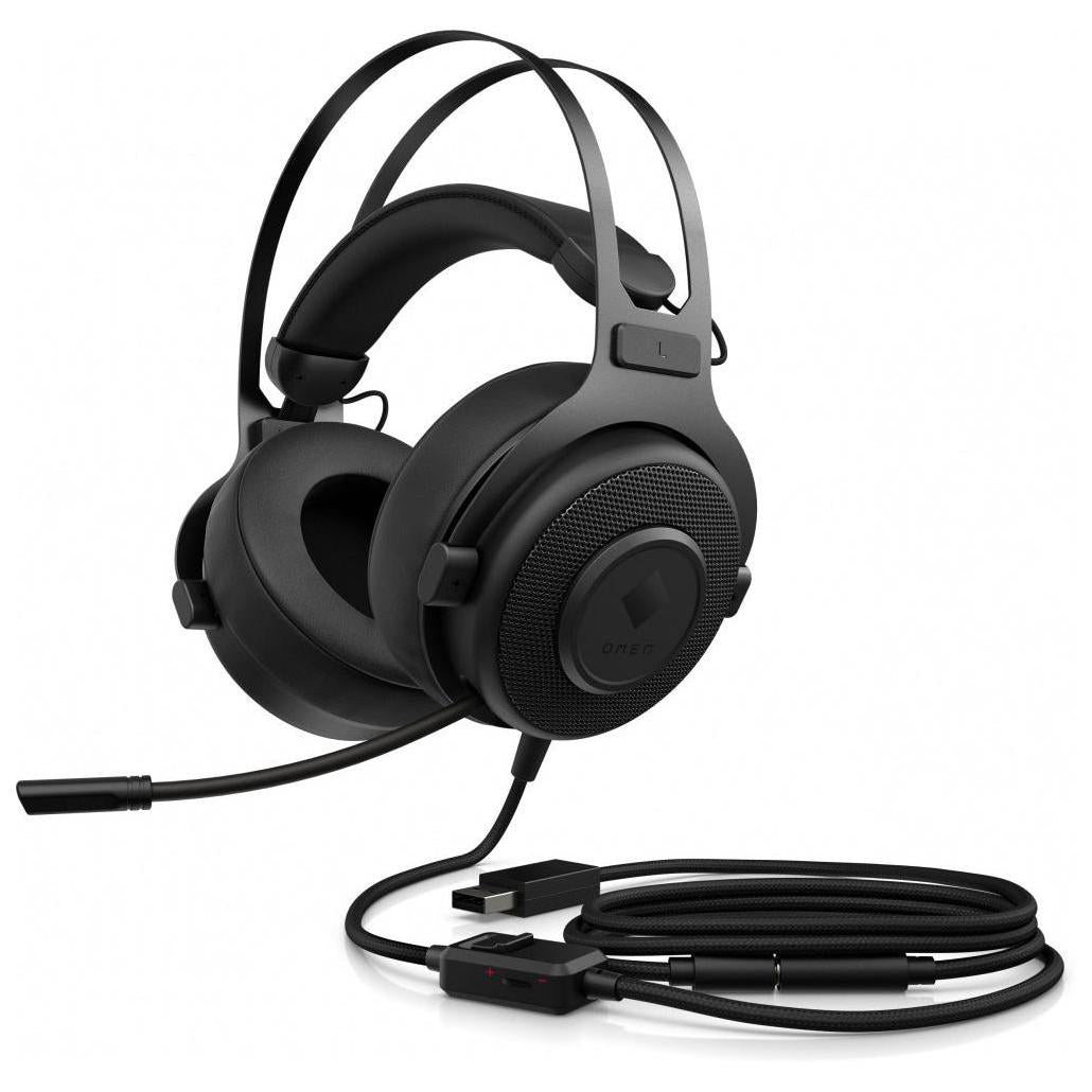 HP Audífonos con Micrófono OMEN Blast Headset, Alámbrico, 1.2 Metros, 3.5mm/USB, Negro