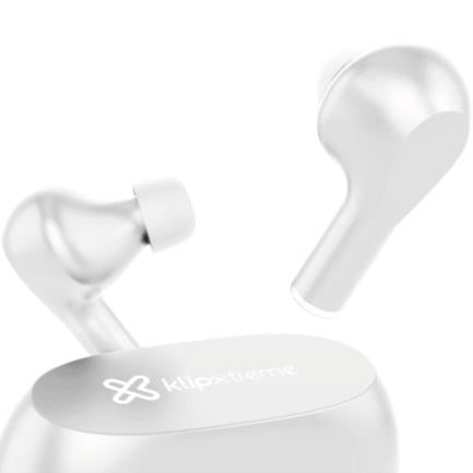 Audífonos Intrauriculares con Micrófono ZoundBuds, Inalámbrico, Bluetooth, USB-C, Blanco Klip Xtreme