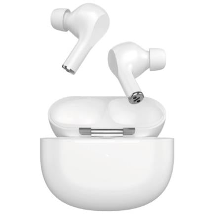Audífonos Intrauriculares con Micrófono ZoundBuds, Inalámbrico, Bluetooth, USB-C, Blanco Klip Xtreme