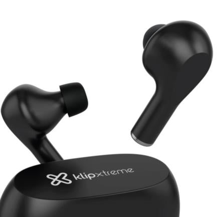 Audífonos Intrauriculares con Micrófono ZoundBuds, Inalámbrico, Bluetooth, USB-C, Negro Klip Xtreme