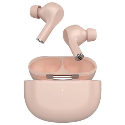 Audífonos Intrauriculares con Micrófono ZoundBuds, Inalámbrico, Bluetooth, USB-C, Rosa Klip Xtreme