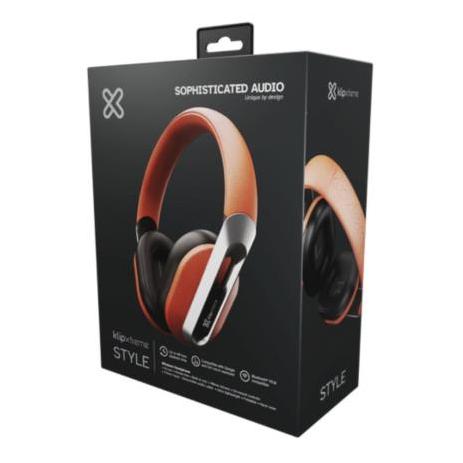 Audífonos con Micrófono Style, Bluetooth, Inalámbrico, USB-C, Coral Klip Xtreme