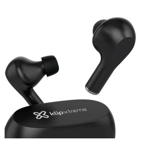 Audífonos Intrauriculares con Micrófono ZoundBuds, Inalámbrico, Bluetooth, USB-C, Negro Klip Xtreme