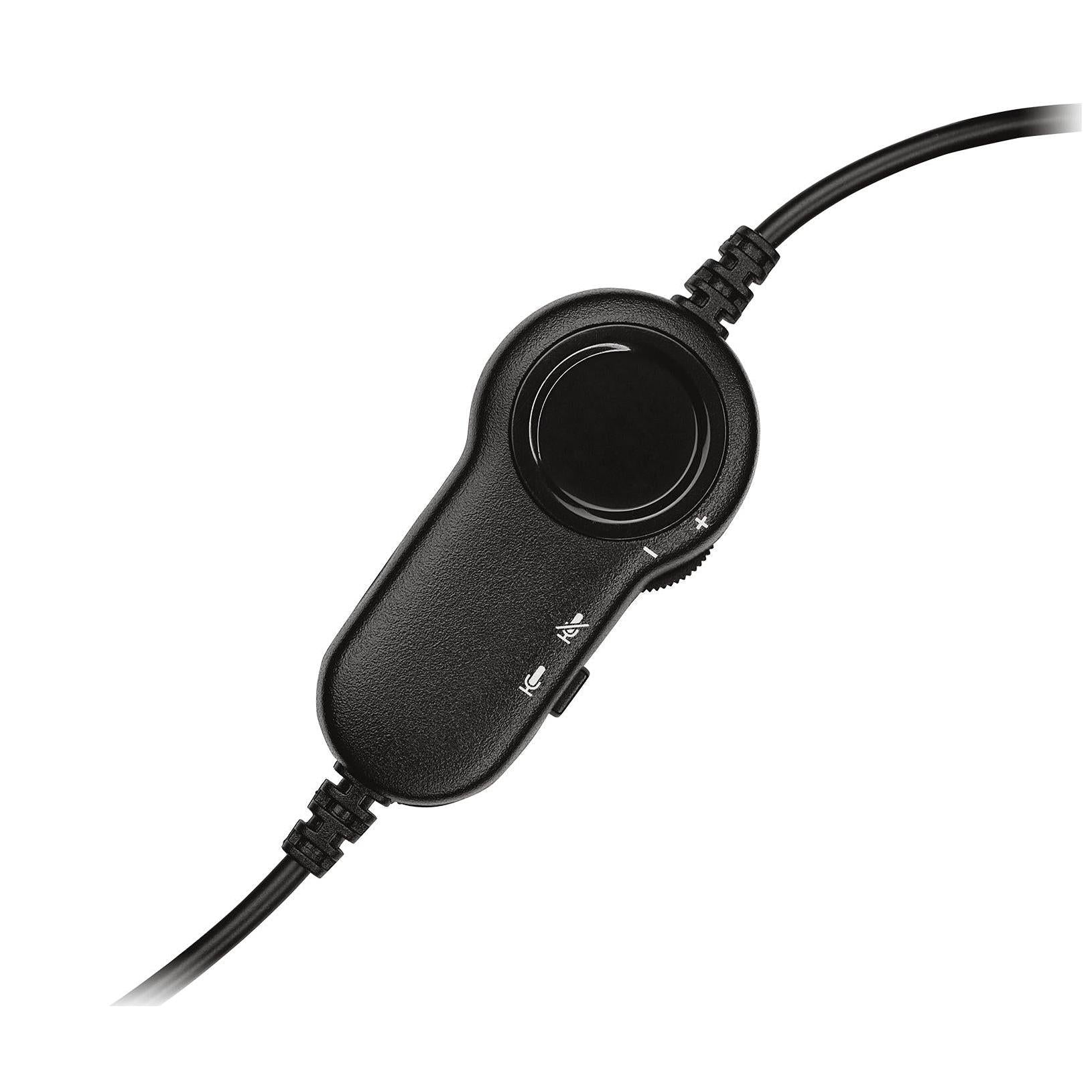 Logitech Audífonos con Micrófono H151, Alámbrico, 3.5mm, Negro