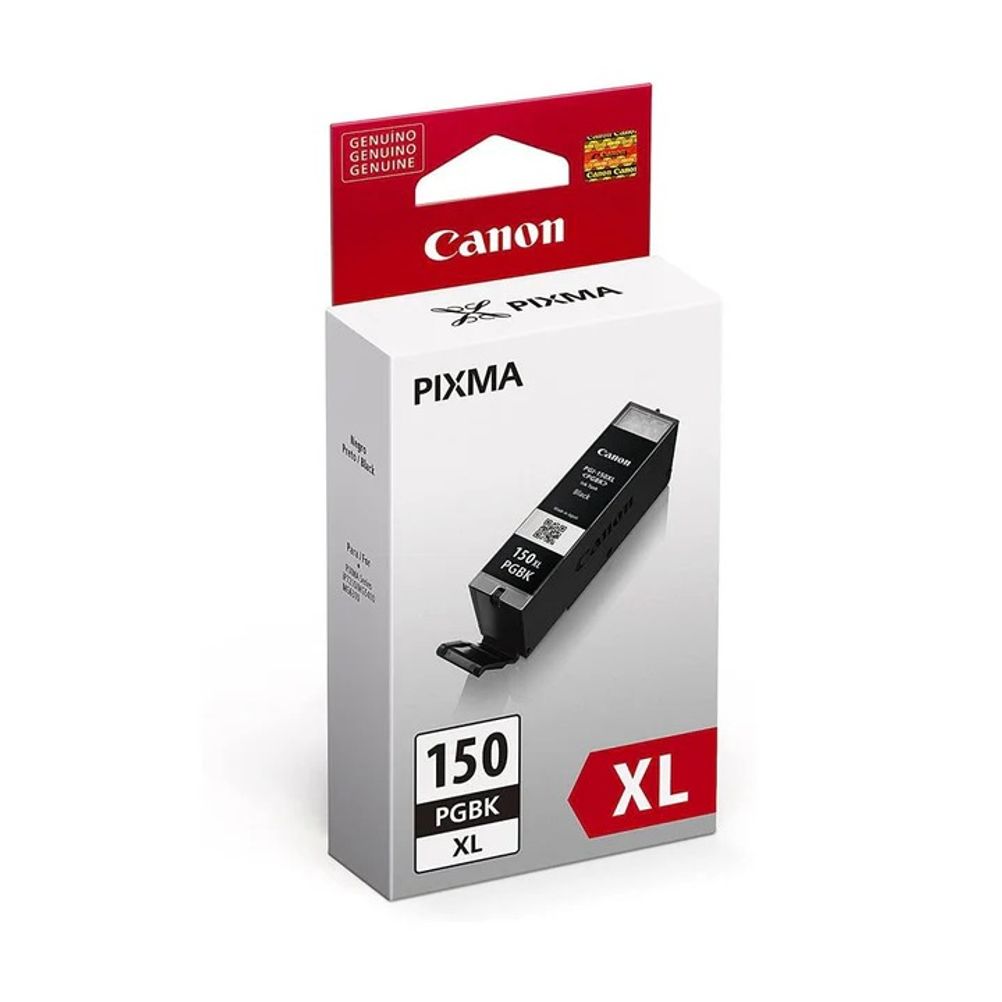 Cartucho de Tinta Canon PGI 150 XL Negro PIXMA IP-7210, MX-721