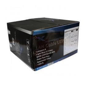 X-Case Bobina de Cable Ethernet Cat6, UTP, 305 Metros