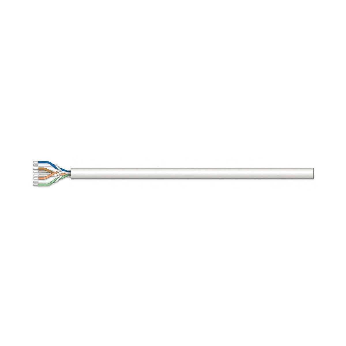 Intellinet Bobina de Cable Patch Cat6 UTP, 305 Metros, Sólido, Gris
