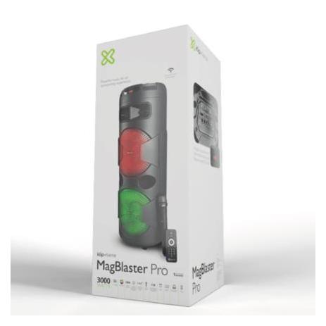 Bocina MagBlaster Pro, Bluetooth, Inalámbrico, 3000W PMPO, USB, Negro Klip Xtreme