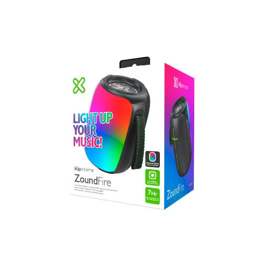 Bocina Portátil ZoundFire, Bluetooth, Inalámbrico, 12W RMS, Micro USB, Negro - Resistente al Agua Klip Xtreme