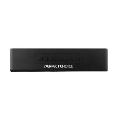 Perfect Choice Bocina Portátil Shine Beat, Bluetooth, Inalámbrico, USB-C, Negro