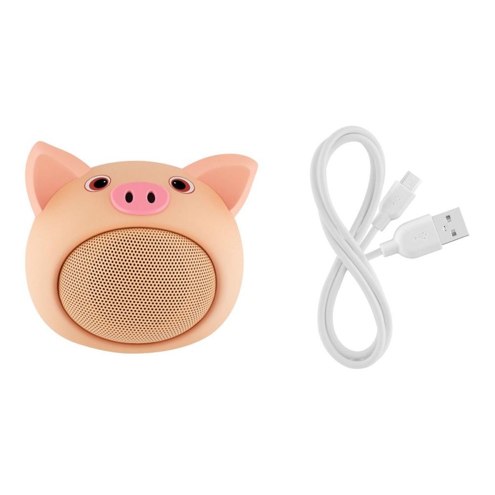 Mini Bocina Steren BOC-869C 3W Inalámbrica Bluetooth 400 mAh RMS MicroUSB Rosa