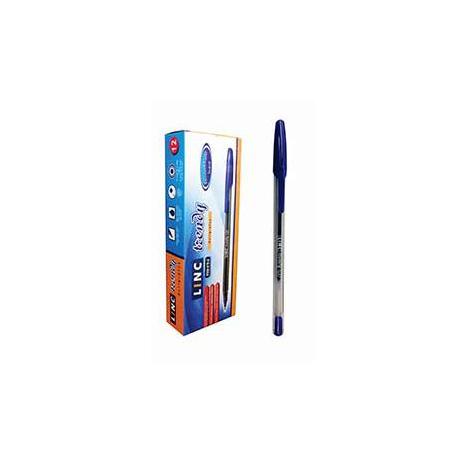 BOLIGRAFO LINC TRENDY ECONOMICO AZUL CAJA C/12 PZAS