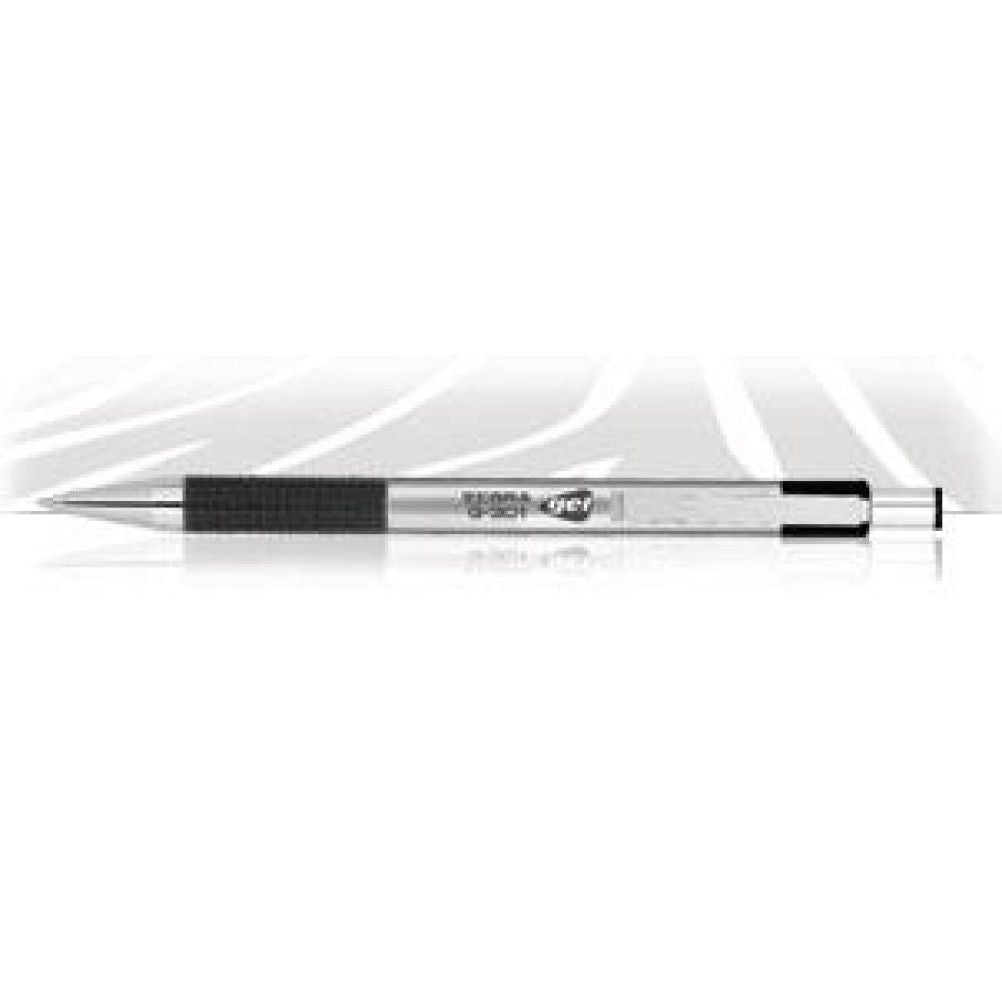Bolígrafo Zebra 8904-00 Punta Media Retráctil Gel Negro, Azul 12 Pieza(s)