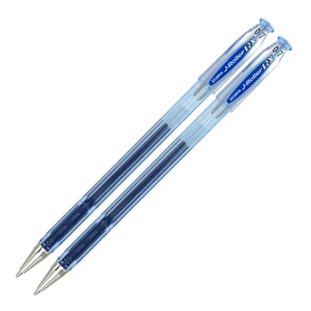 Bolígrafo Zebra J Roller RX Punta Mediana 0.7mm Tinta Gel Color Azul 12 Pieza(s)