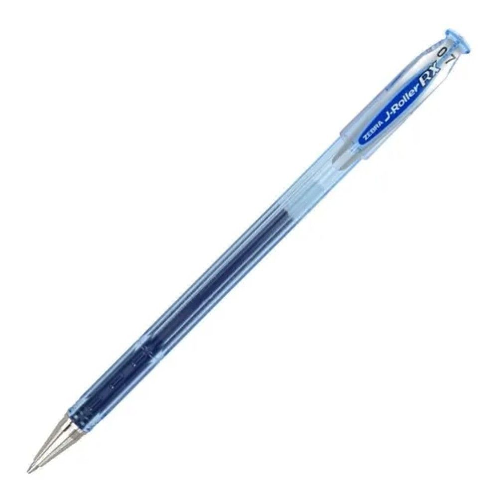 Bolígrafo Zebra J Roller RX Punta Mediana 0.7mm Tinta Gel Color Azul 12 Pieza(s)