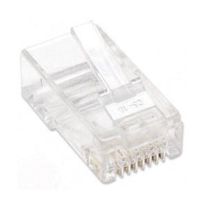 Intellinet Bote para Plug RJ-45 Cat5e UTP Sólido, Transparente, 100 Piezas