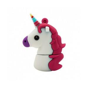 Memoria USB BRobotix 190432-33, 32GB, USB 2.0, Unicornio Rosa