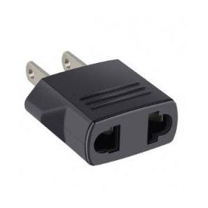 Brobotix Adaptador de Enchufe Europeo a Americano, Entrada 250V, 10A, Negro