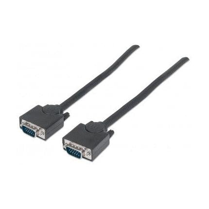 BRobotix Cable 311818 VGA Macho - VGA Macho, 1.8 Metros, Negro