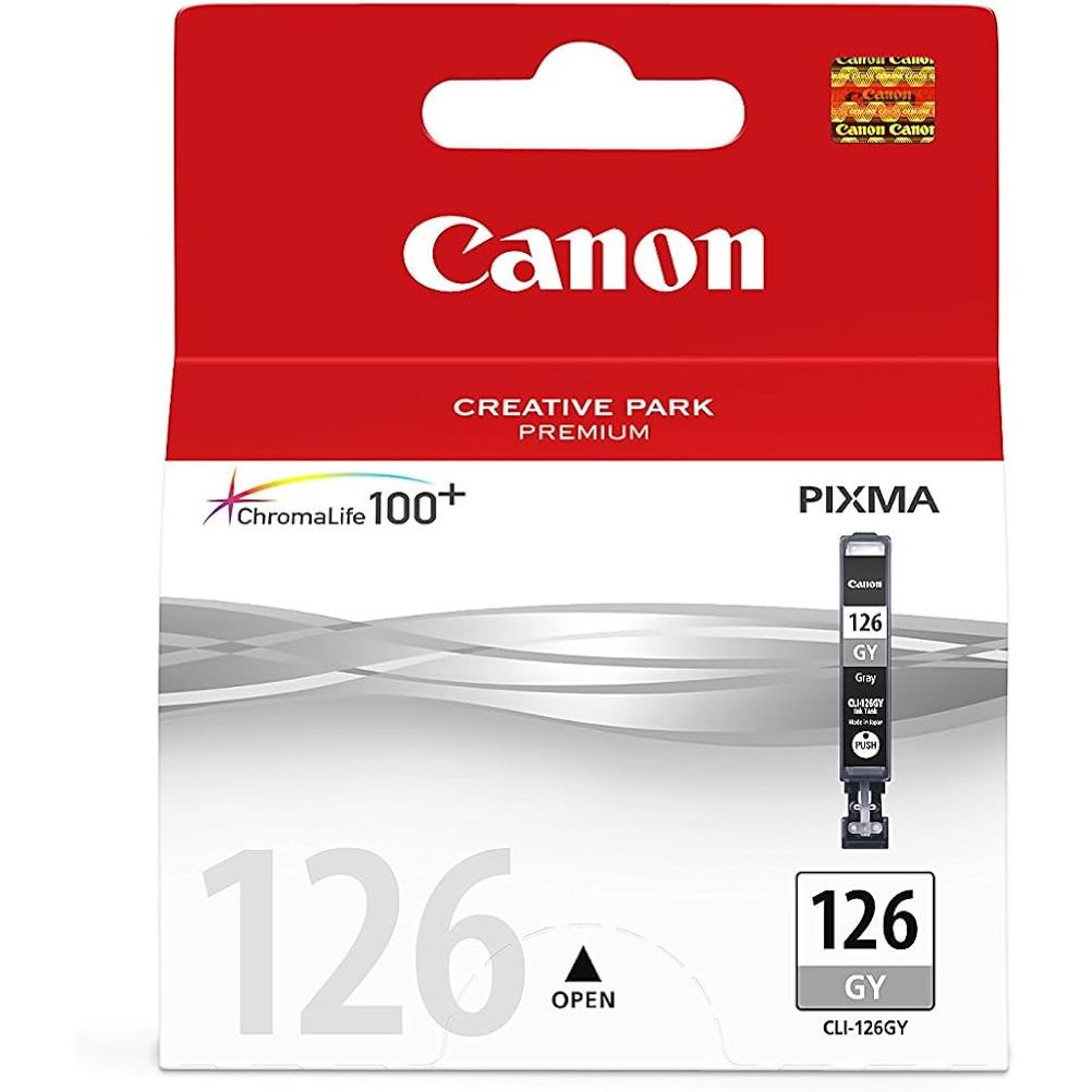 Cartucho de Tinta Canon CLI-126 Gris 200 Pagina(s) Pixma mg5210, mg6110