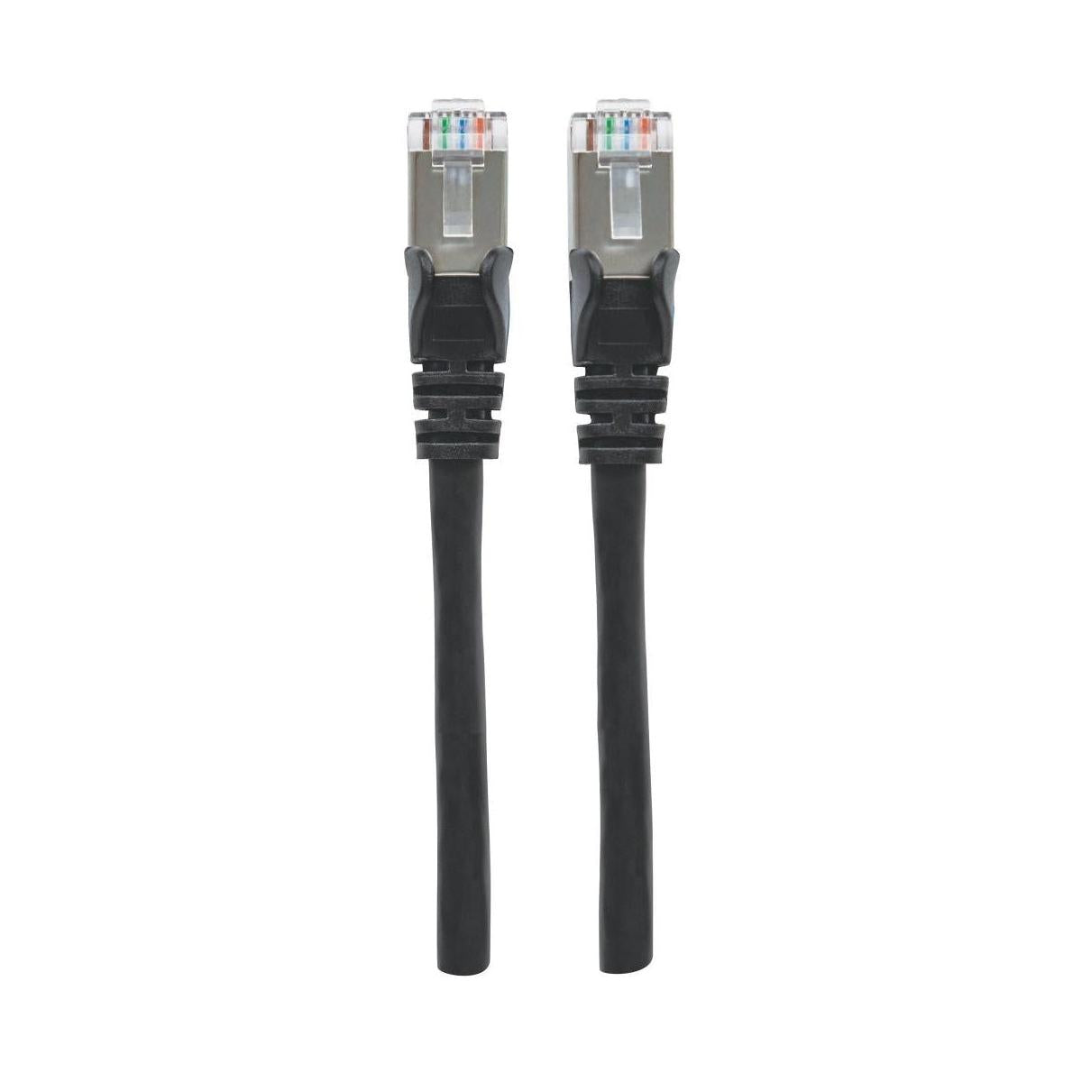 Intellinet Cable Patch Cat6a UTP RJ-45 Macho - RJ-45 Macho, 30cm, Negro