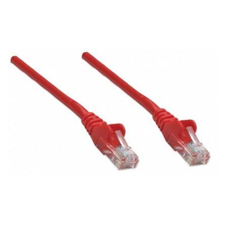 Intellinet Cable Patch Cat6 UTP RJ-45 Macho - RJ-45 Macho, 1 Metro, Rojo