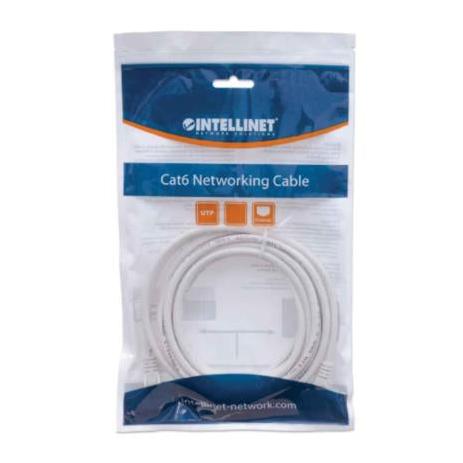 Intellinet Cable Patch Cat6 UTP RJ-45 Macho - RJ-45 Macho, 15cm, Azul