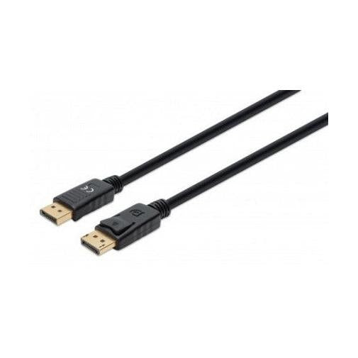 Manhattan Cable 355575 DisplayPort Macho - DisplayPort 1.4 Macho, 8K, 60Hz, 2 Metros, Negro
