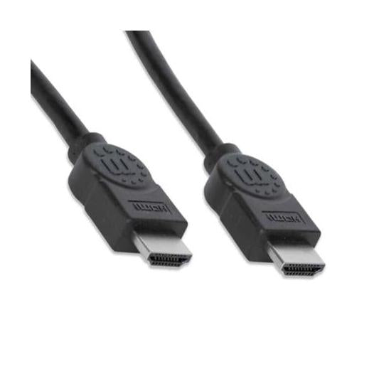 Manhattan Cable HDMI de Alta Velocidad, HDMI Macho - HDMI Macho, 1080p, 3D, 10 Metros, Negro