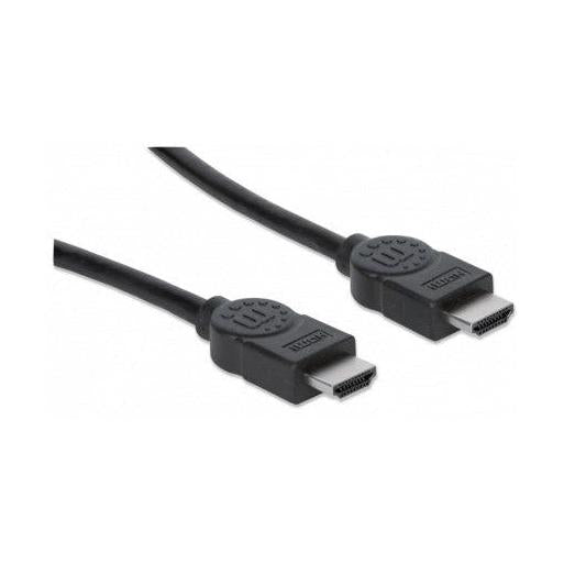 Manhattan Cable HDMI de Alta Velocidad, HDMI Macho - HDMI Macho, 4K, 30Hz, 3D, 5 Metros, Negro