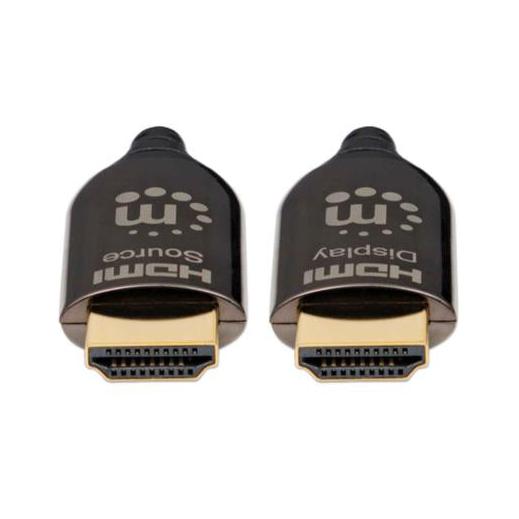 Manhattan Cable HDMI Plenum, HDMI Macho - HDMI Macho, 4K, 60Hz, 50 Metros, Negro