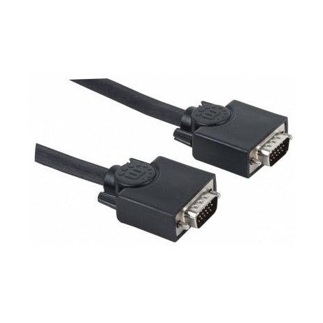 Manhattan Cable para Monitor SVGA 8mm, VGA (D-Sub) Macho - VGA (D-Sub) Macho, 15 Metros, Negro