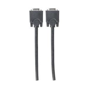 Manhattan Cable para Monitor SVGA 8mm, VGA (D-Sub) Macho - VGA (D-Sub) Macho, 3 Metros, Negro