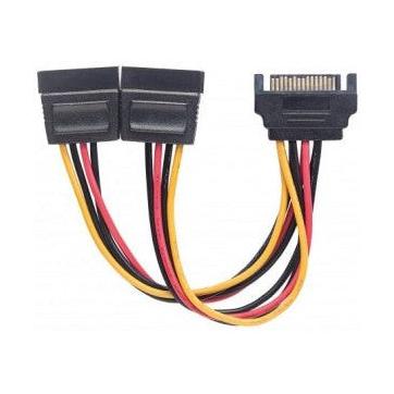 Manhattan Cable SATA Hembra - 2x SATA Macho, 15cm