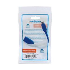 Manhattan Cable USB 3.1 C Macho - USB 3.0 A Hembra, 15cm, 3A, Azul