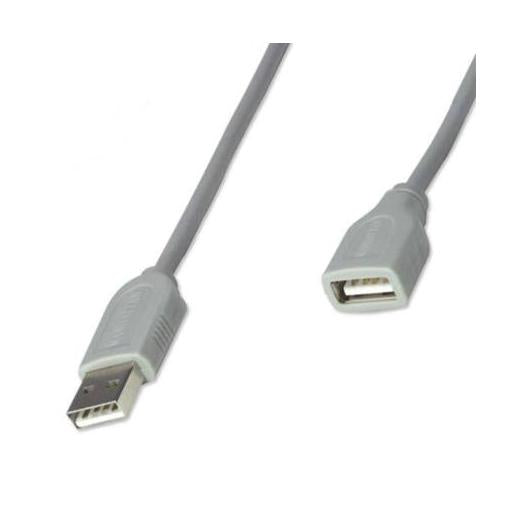 Manhattan Cable USB A - USB A, 4.5 Metros, Gris